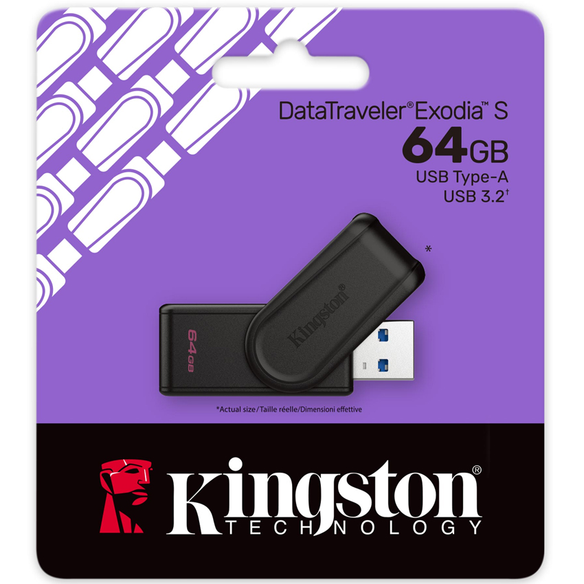 Pendrive Kingston 64gb Dtxs Negro